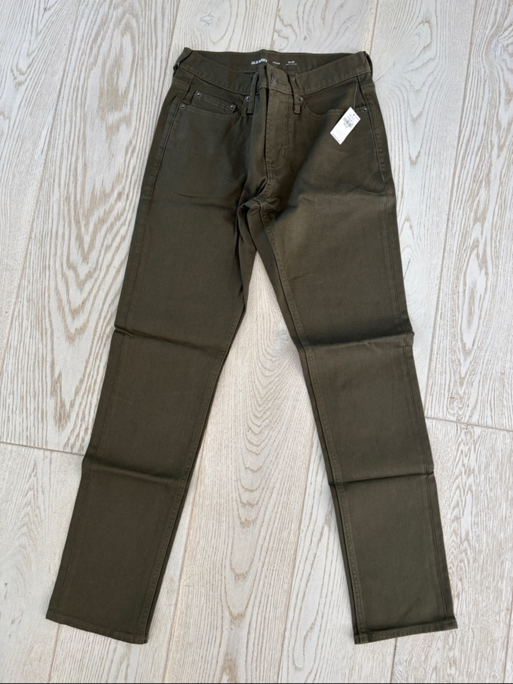Old Navy new with tags olive mens jeans.